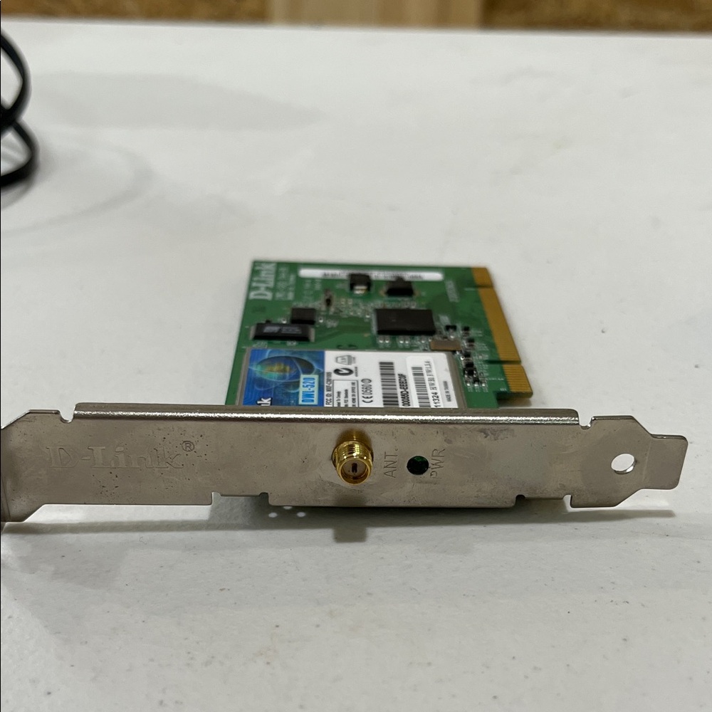 D-Link Silver and Green Internal Network Card